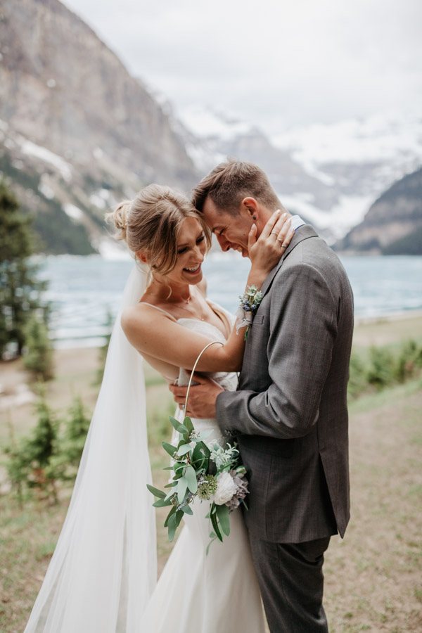 Romantic Mountain Wedding Inspiration at Fairmont Chateau Lake Louise
