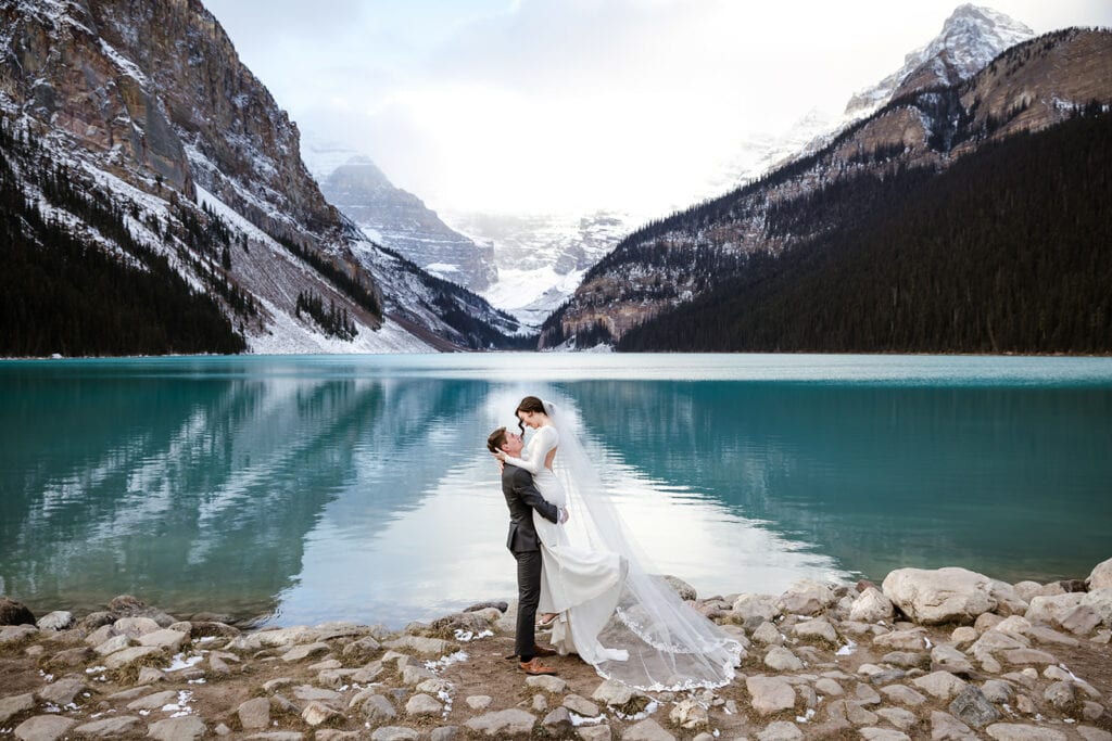 Wedding at Lake Louise, Banff National Park.