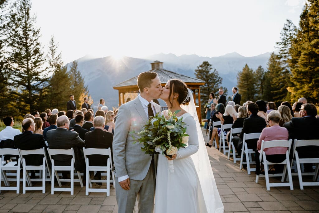 WEDDING CEREMONY AT SILVERTIP RESORT IN CANMORE, AB