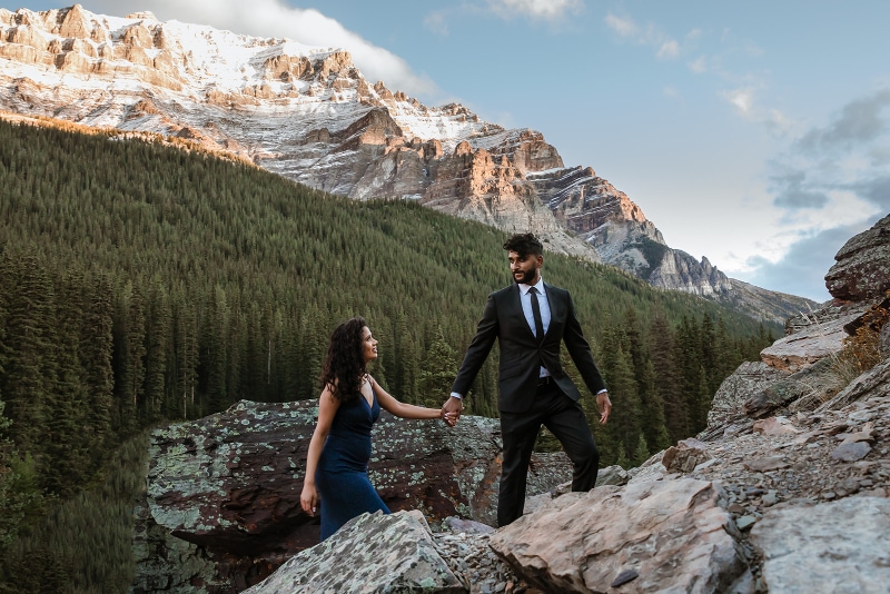 banff photographer discusses crafting the perfect proposal in banff